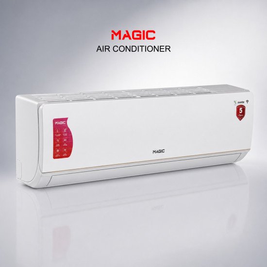 Air Conditioner Magic 3 TON 10 Years Compressor Warranty 7 Years indoor And Outdoor Unit
