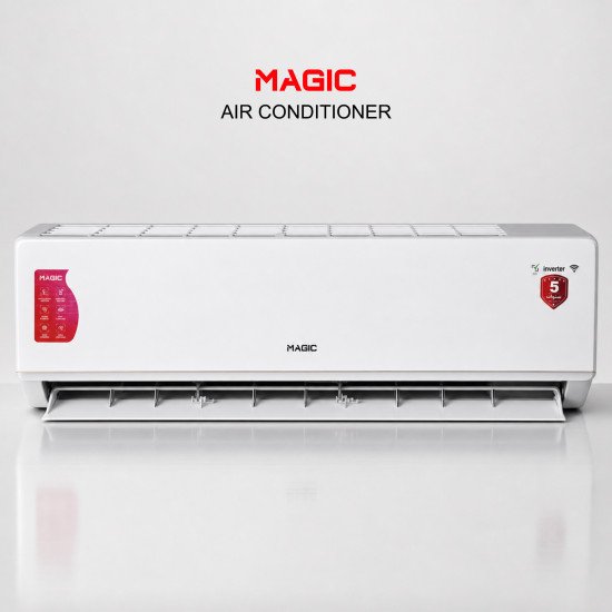 Air Conditioner Magic 3 TON 10 Years Compressor Warranty 7 Years indoor And Outdoor Unit