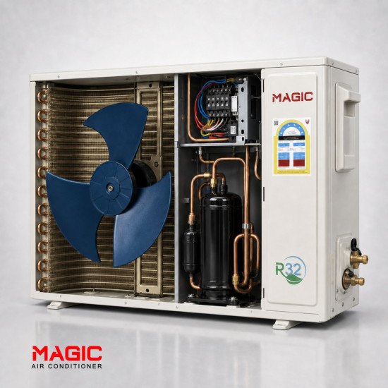 Air Conditioner Magic 3 TON 10 Years Compressor Warranty 7 Years indoor And Outdoor Unit