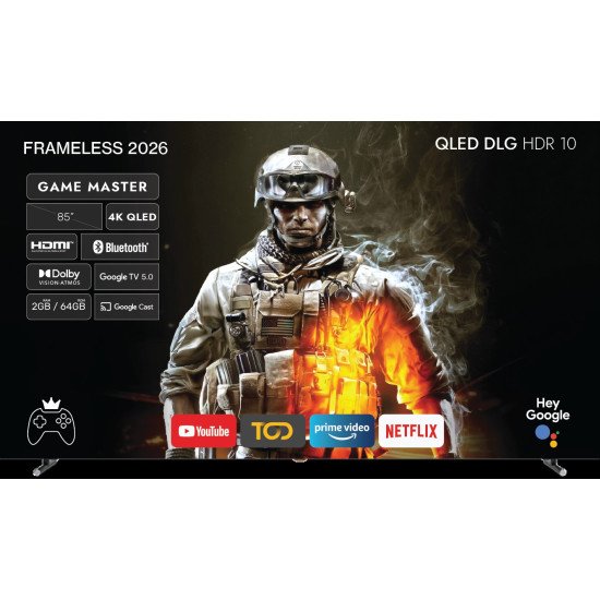 Magic TV PRO+ 75 QLED 120Hz 2 YEARS WARRANTY