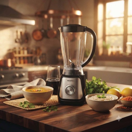 Mediatech 2 In 1 Blender 500W MT-BL155