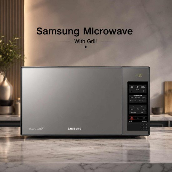 Samsung Microwave With Grill MG402MADXBB
