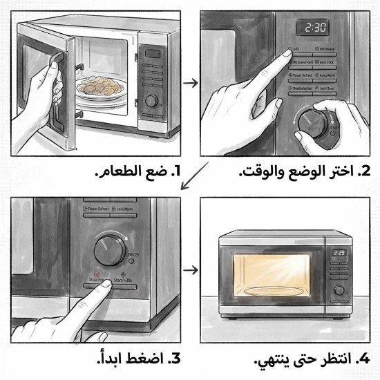 Samsung Microwave With Grill MG40DG5524ATSG