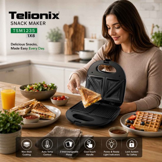 TSM1235 TELIONIX SNACK MAKER