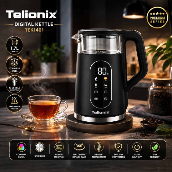TEK1401 TELIONIX ELECTRIC KETTLE