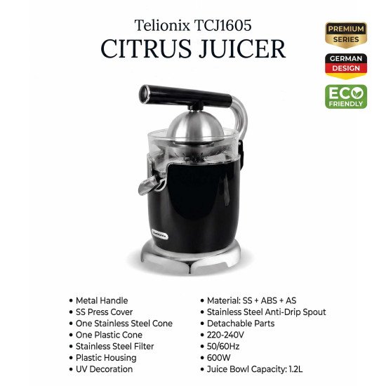 TCJ1605 TELIONIX CITRUS JUICER