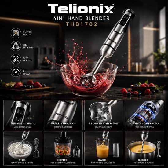 THB1702 TELIONIX HAND BLENDER