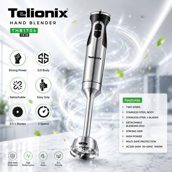 THB1704 TELIONIX HAND BLENDER