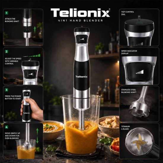 THB1707 TELIONIX HAND BLENDER