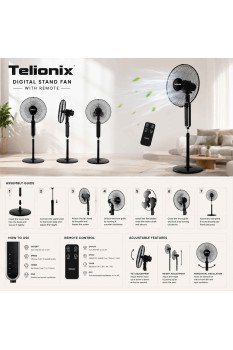 TSF2201 TELIONIX STAND FAN