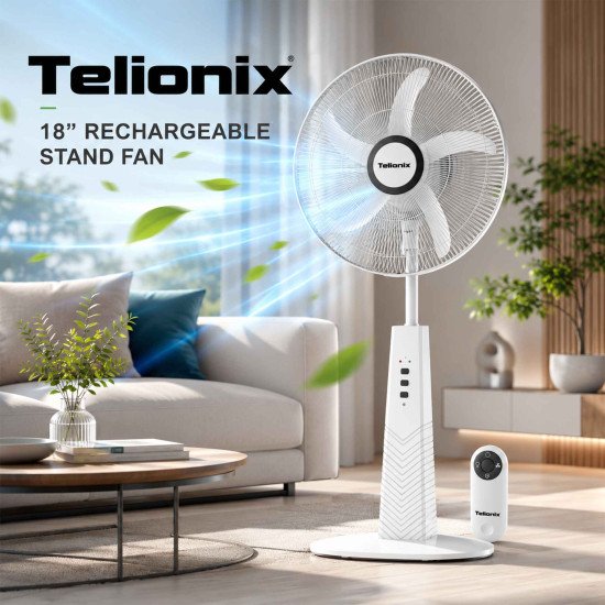 TSF2251 TELIONIX RECHARGEABLE STAND FAN