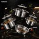 TSC3626 TELIONIX S/S COOKWARE SET 8PCS