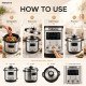 TPC3672 TELIONIX ELECTRIC PRESSURE COOKER