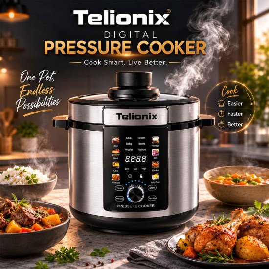 TPC3673 TELIONIX ELECTRIC PRESSURE COOKER