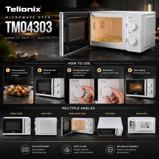 TMO4303 TELIONIX MICROWAVE OVEN
