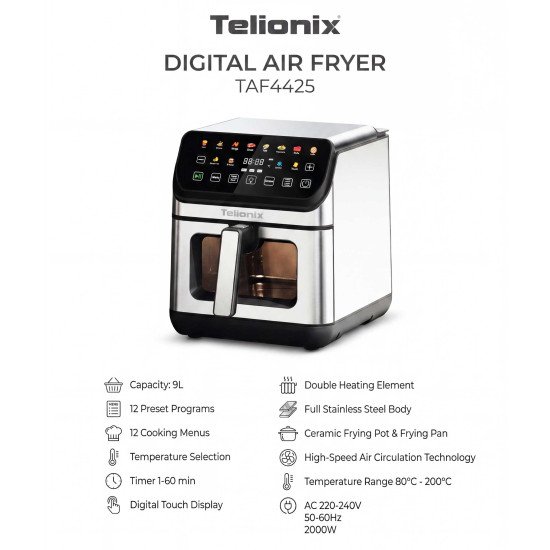 TAF4425 TELIONIX AIR FRYER