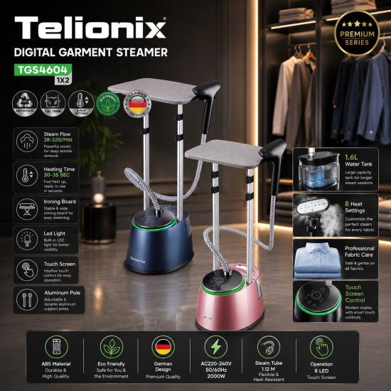 TGS4604 TELIONIX GARMENT STEAMER
