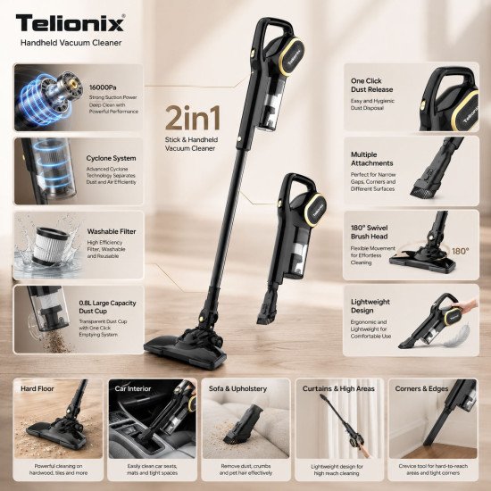 TVC4906 TELIONIX VACUUM CLEANER