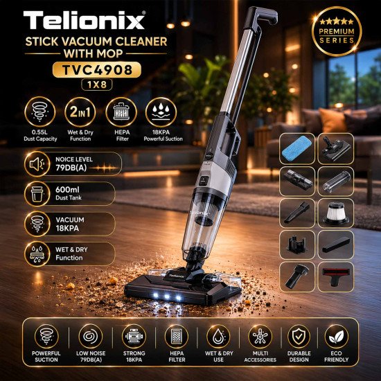 TVC4908 TELIONIX VACUUM CLEANER