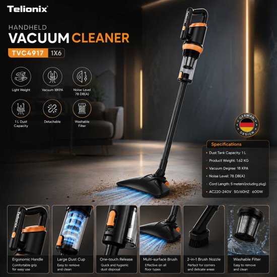 TVC4917 TELIONIX VACUUM CLEANER