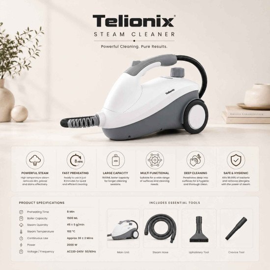 TSC4924 TELIONIX STEAM CLEANER