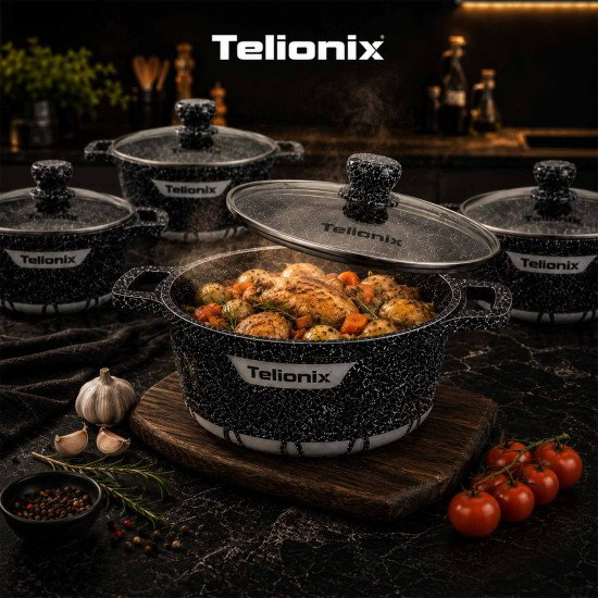 TGC5708 TELIONIX COOKWARE SET